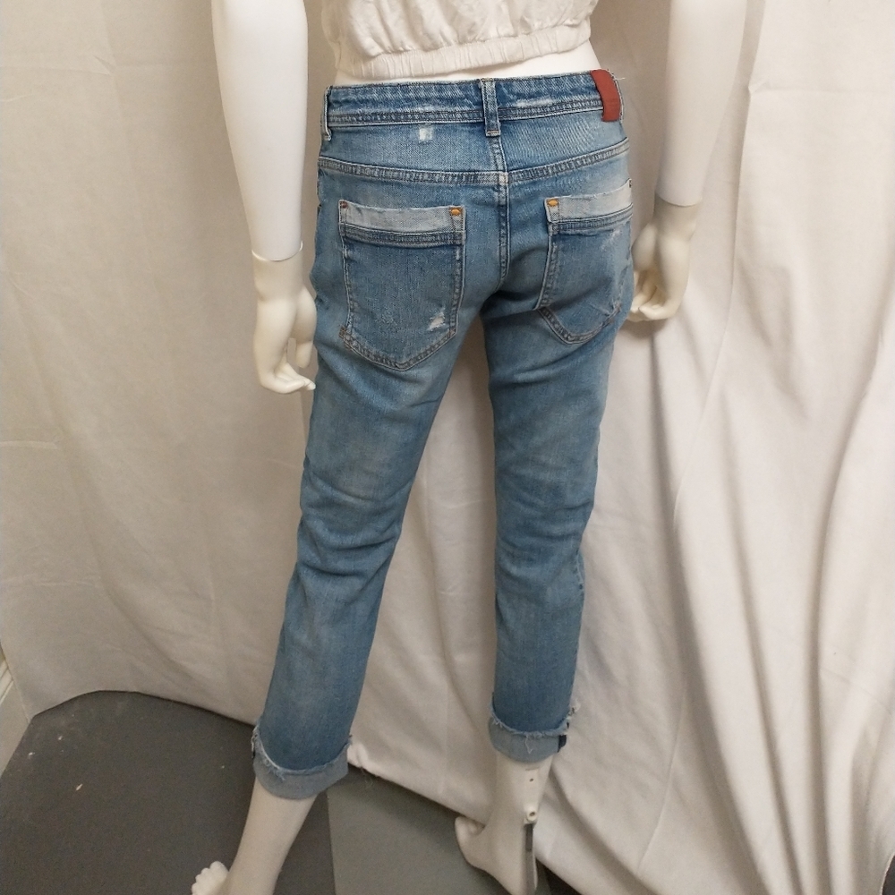 Zara Distressed Skinny Jeans - Picture 4 of 11